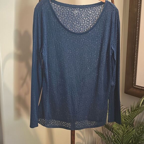 ANN TAYLOR Bundle of 2 Long Sleeve Tees Large - Picture 2 of 8